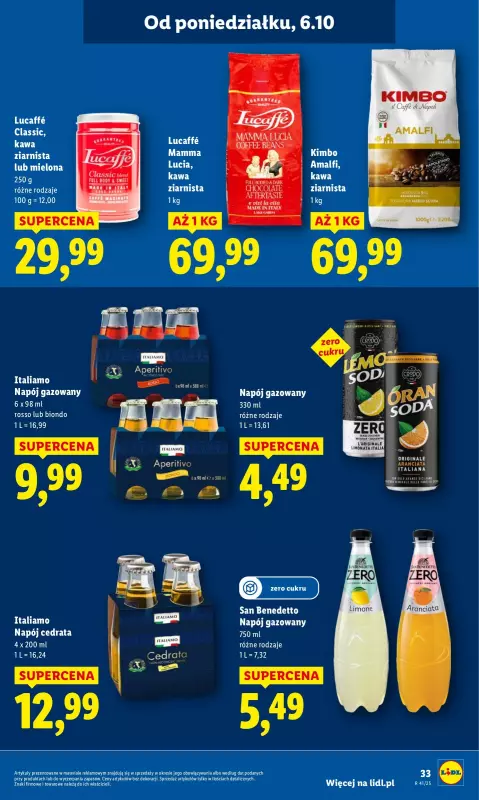 Lidl - gazetka promocyjna Oferta od poniedziałku od poniedziałku 06.10 do środy 08.10 - strona 33