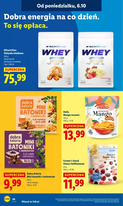 Lidl - gazetka promocyjna Oferta od poniedziałku od poniedziałku 06.10 do środy 08.10 - strona 58