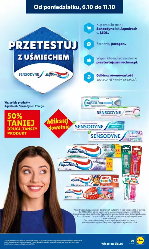 Lidl - gazetka promocyjna Oferta od poniedziałku od poniedziałku 06.10 do środy 08.10 - strona 61