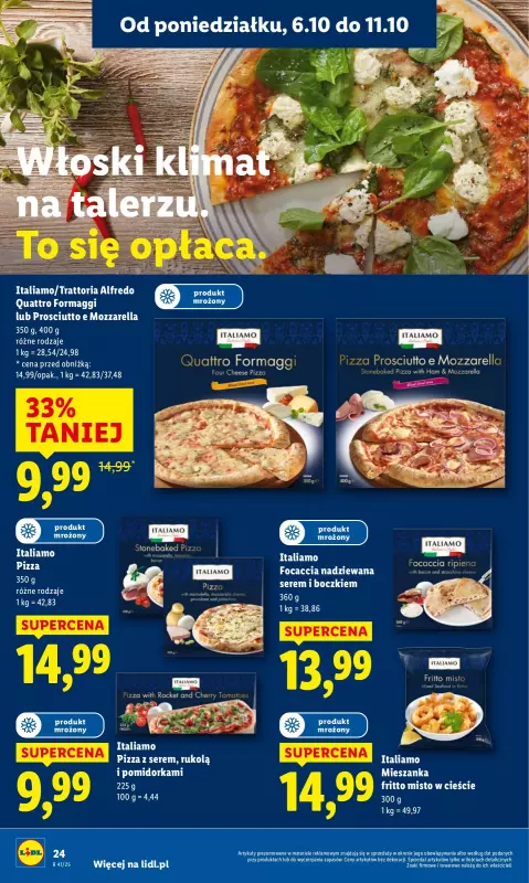 Lidl - gazetka promocyjna Oferta od poniedziałku od poniedziałku 06.10 do środy 08.10 - strona 24