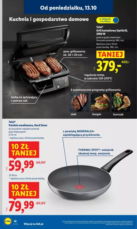 Lidl - gazetka promocyjna Katalog od 13.10 od poniedziałku 06.10 do soboty 18.10 - strona 14