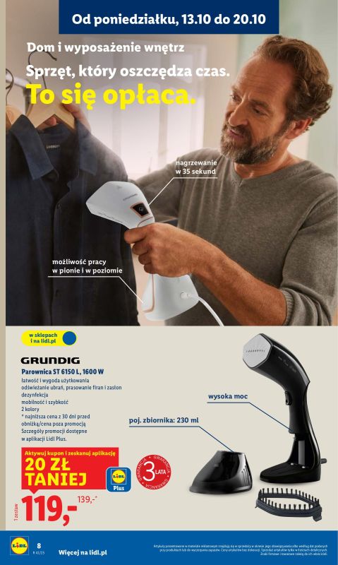 Lidl - gazetka promocyjna Katalog od 13.10 od poniedziałku 06.10 do soboty 18.10 - strona 8