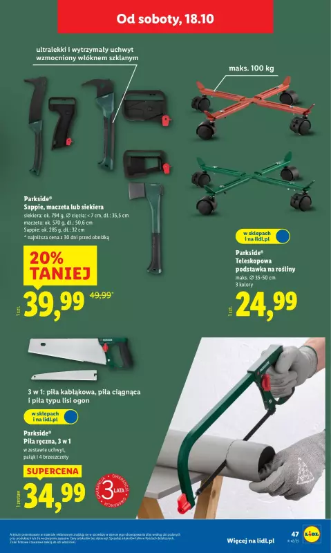 Lidl - gazetka promocyjna Katalog od 13.10 od poniedziałku 06.10 do soboty 18.10 - strona 55