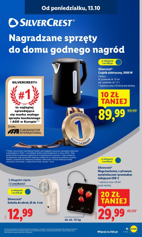 Lidl - gazetka promocyjna Katalog od 13.10 od poniedziałku 06.10 do soboty 18.10 - strona 11