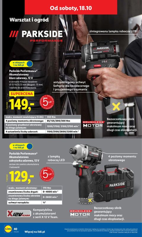 Lidl - gazetka promocyjna Katalog od 13.10 od poniedziałku 06.10 do soboty 18.10 - strona 48