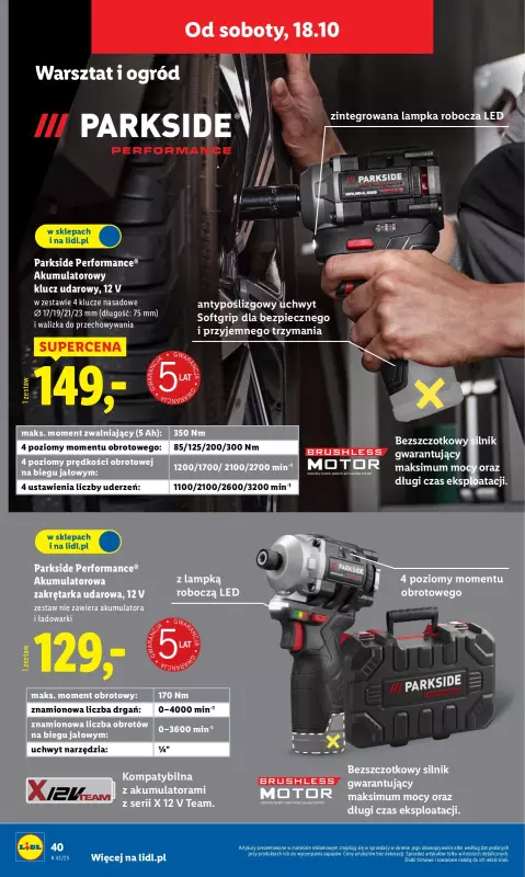 Lidl - gazetka promocyjna Katalog od 13.10 od poniedziałku 06.10 do soboty 18.10 - strona 48