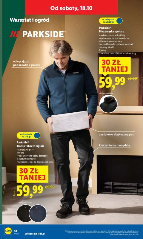 Lidl - gazetka promocyjna Katalog od 13.10 od poniedziałku 06.10 do soboty 18.10 - strona 52