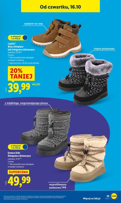 Lidl - gazetka promocyjna Katalog od 13.10 od poniedziałku 06.10 do soboty 18.10 - strona 39