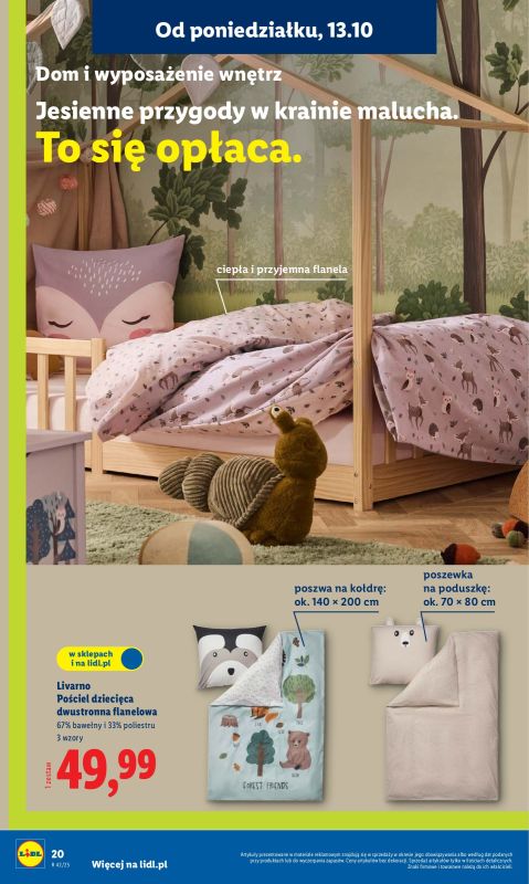Lidl - gazetka promocyjna Katalog od 13.10 od poniedziałku 06.10 do soboty 18.10 - strona 20