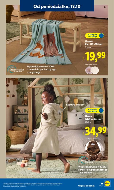 Lidl - gazetka promocyjna Katalog od 13.10 od poniedziałku 06.10 do soboty 18.10 - strona 21