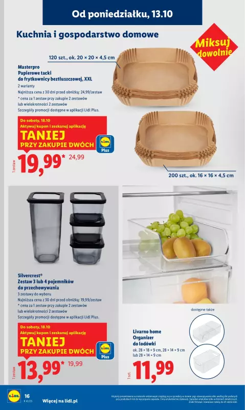 Lidl - gazetka promocyjna Katalog od 13.10 od poniedziałku 06.10 do soboty 18.10 - strona 16