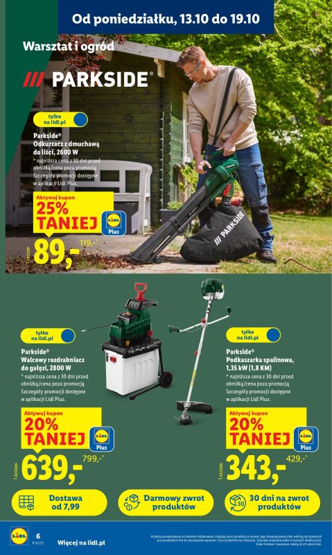 Lidl - gazetka promocyjna Katalog od 13.10 od poniedziałku 06.10 do soboty 18.10 - strona 6