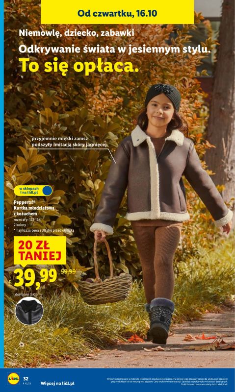 Lidl - gazetka promocyjna Katalog od 13.10 od poniedziałku 06.10 do soboty 18.10 - strona 36