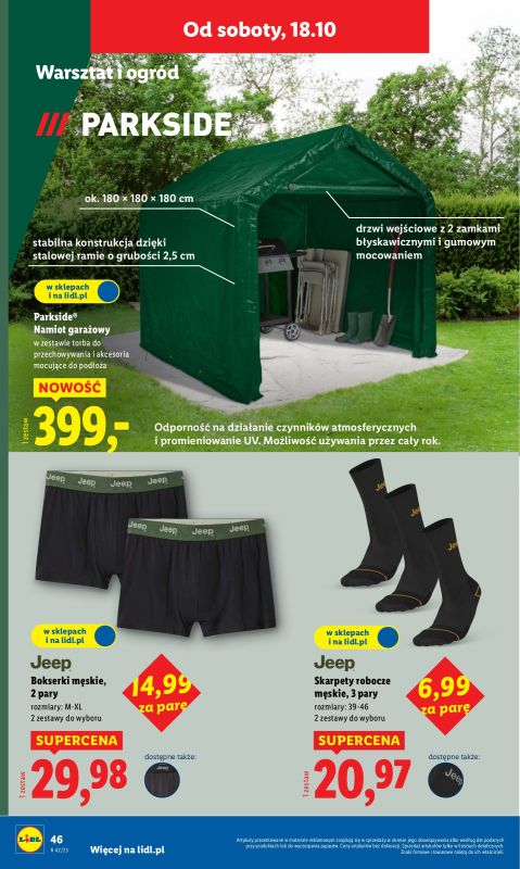 Lidl - gazetka promocyjna Katalog od 13.10 od poniedziałku 06.10 do soboty 18.10 - strona 54