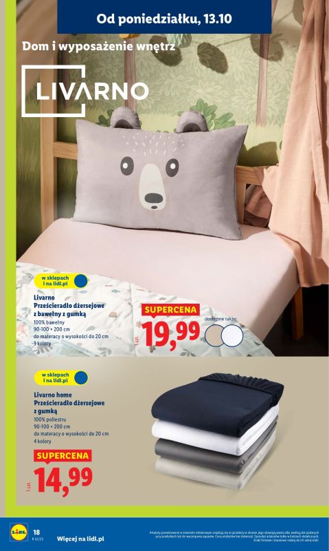 Lidl - gazetka promocyjna Katalog od 13.10 od poniedziałku 06.10 do soboty 18.10 - strona 18