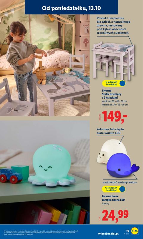 Lidl - gazetka promocyjna Katalog od 13.10 od poniedziałku 06.10 do soboty 18.10 - strona 19