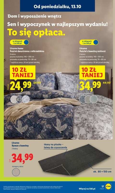 Lidl - gazetka promocyjna Katalog od 13.10 od poniedziałku 06.10 do soboty 18.10 - strona 17