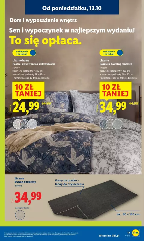 Lidl - gazetka promocyjna Katalog od 13.10 od poniedziałku 06.10 do soboty 18.10 - strona 17
