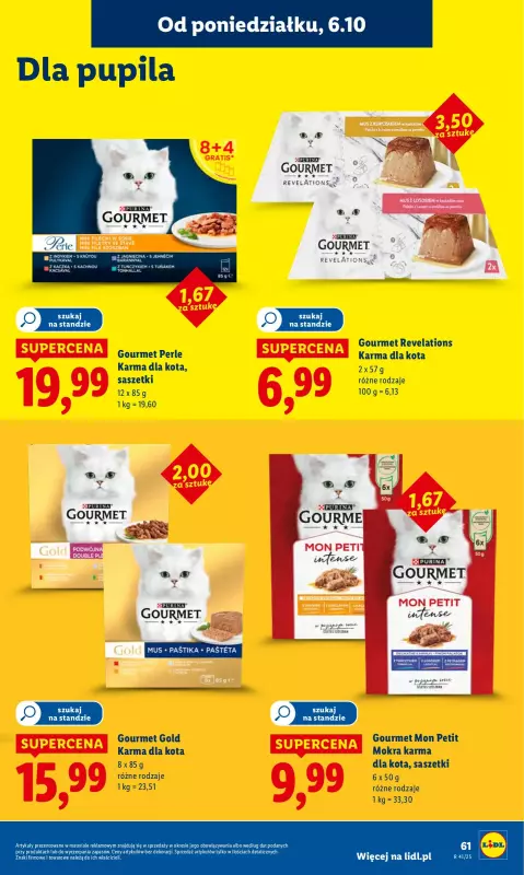 Lidl - gazetka promocyjna Oferta od poniedziałku od poniedziałku 06.10 do środy 08.10 - strona 63