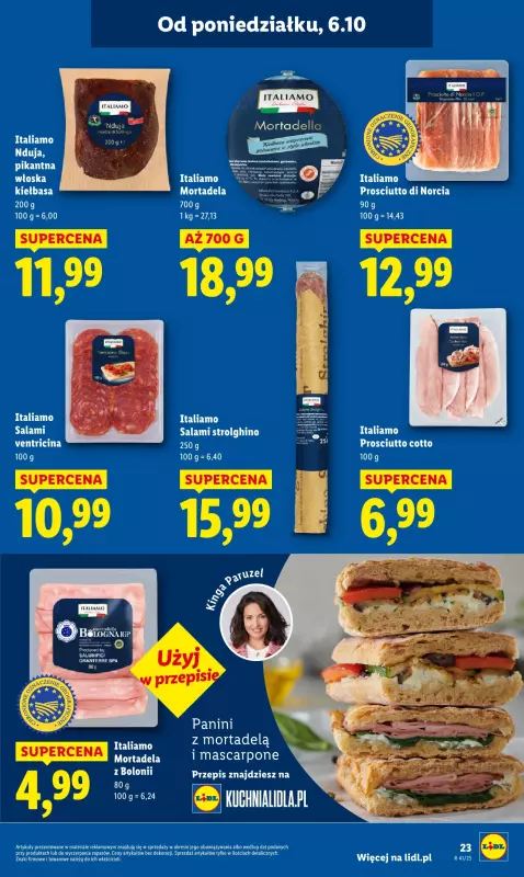 Lidl - gazetka promocyjna Oferta od poniedziałku od poniedziałku 06.10 do środy 08.10 - strona 23