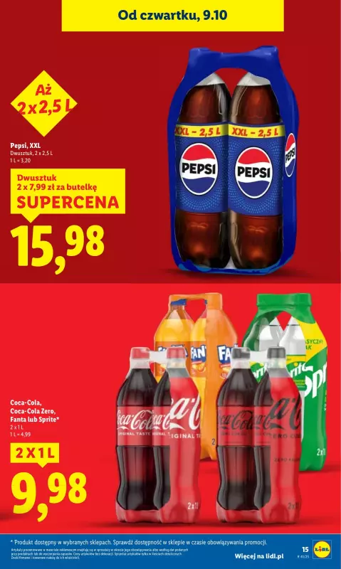 Lidl - gazetka promocyjna Oferta od czwartku od czwartku 09.10 do soboty 11.10 - strona 15