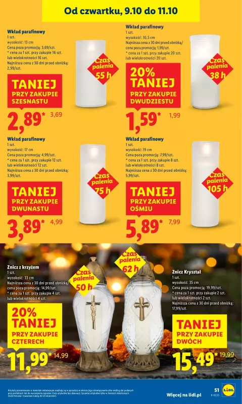 Lidl - gazetka promocyjna Oferta od czwartku od czwartku 09.10 do soboty 11.10 - strona 57