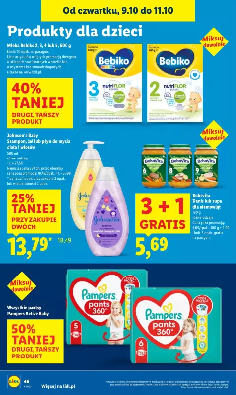 Lidl - gazetka promocyjna Oferta od czwartku od czwartku 09.10 do soboty 11.10 - strona 52