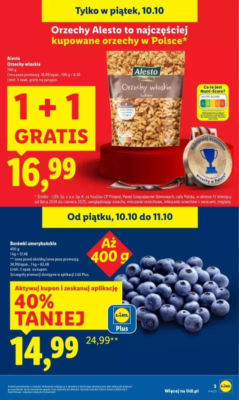 Lidl - gazetka promocyjna Oferta od czwartku od czwartku 09.10 do soboty 11.10 - strona 3