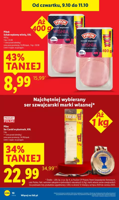 Lidl - gazetka promocyjna Oferta od czwartku od czwartku 09.10 do soboty 11.10 - strona 10