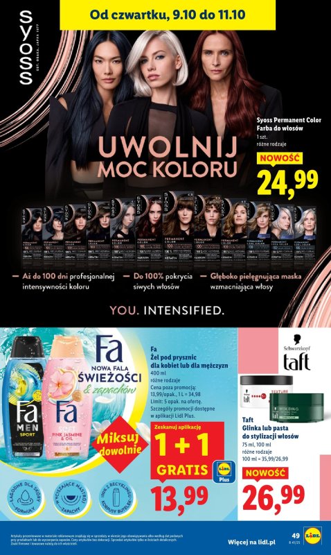 Lidl - gazetka promocyjna Oferta od czwartku od czwartku 09.10 do soboty 11.10 - strona 55