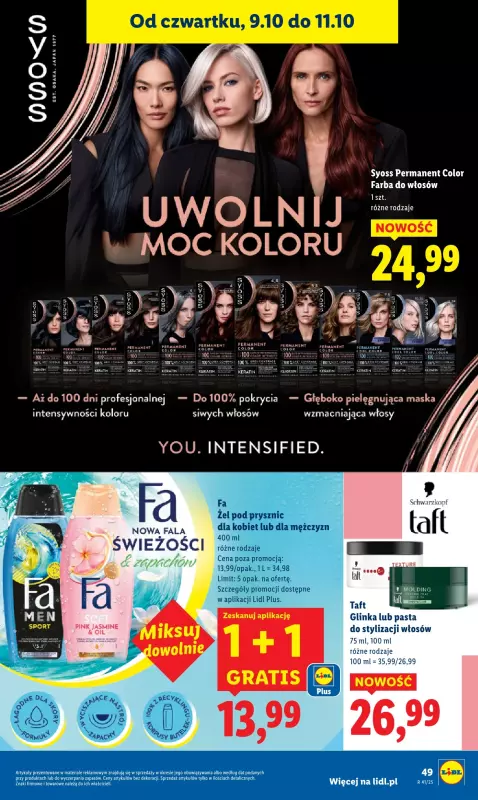 Lidl - gazetka promocyjna Oferta od czwartku od czwartku 09.10 do soboty 11.10 - strona 55