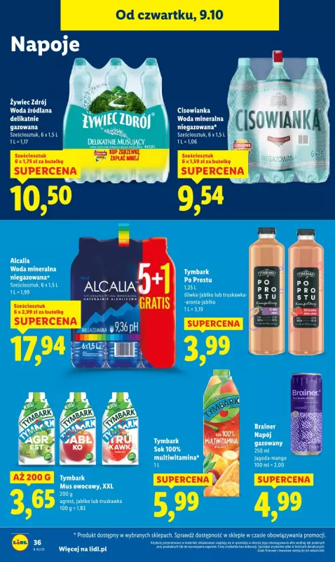Lidl - gazetka promocyjna Oferta od czwartku od czwartku 09.10 do soboty 11.10 - strona 42