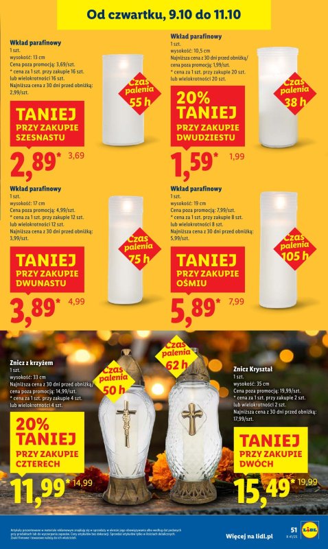 Lidl - gazetka promocyjna Oferta od czwartku od czwartku 09.10 do soboty 11.10 - strona 59