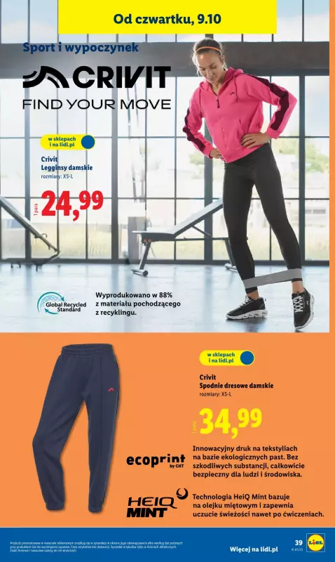 Lidl - gazetka promocyjna Katalog od poniedziałku 06.10 do soboty 11.10 - strona 45