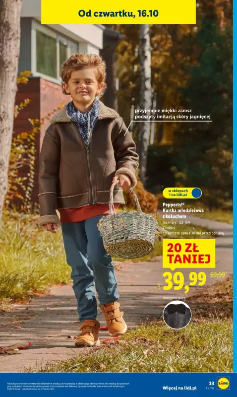 Lidl - gazetka promocyjna Katalog od 13.10 od poniedziałku 13.10 do soboty 18.10 - strona 39