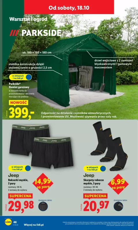 Lidl - gazetka promocyjna Katalog od 13.10 od poniedziałku 13.10 do soboty 18.10 - strona 56