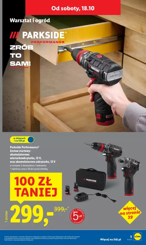 Lidl - gazetka promocyjna Katalog od 13.10 od poniedziałku 13.10 do soboty 18.10 - strona 5