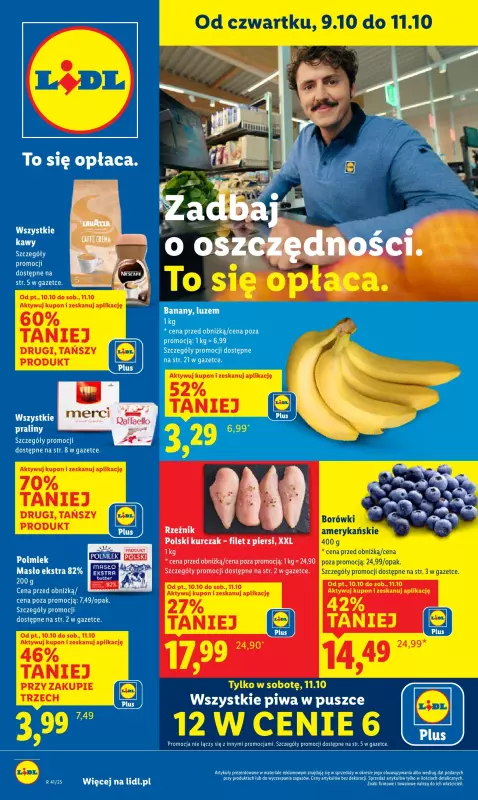 Lidl - gazetka promocyjna Oferta od czwartku od czwartku 09.10 do soboty 11.10