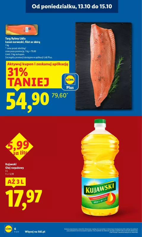 Lidl - gazetka promocyjna Oferta od poniedziałku od poniedziałku 13.10 do środy 15.10 - strona 6