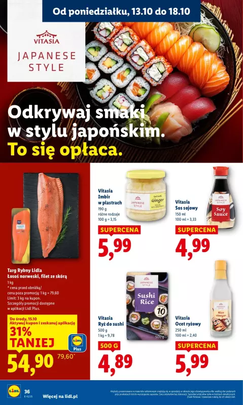 Lidl - gazetka promocyjna Oferta od poniedziałku od poniedziałku 13.10 do środy 15.10 - strona 36