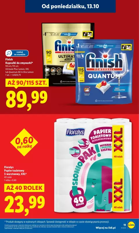 Lidl - gazetka promocyjna Oferta od poniedziałku od poniedziałku 13.10 do środy 15.10 - strona 11