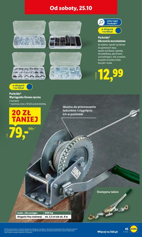 Lidl - gazetka promocyjna Katalog od poniedziałku 20.10 do soboty 25.10 - strona 49