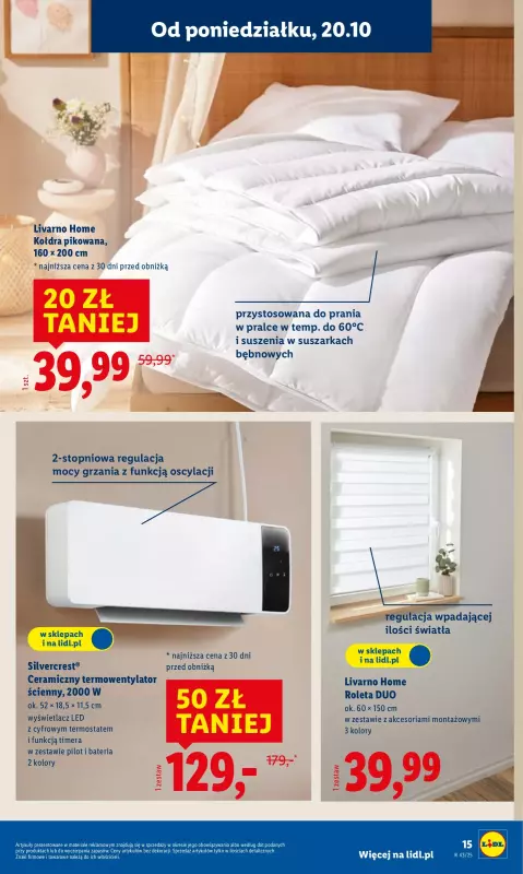 Lidl - gazetka promocyjna Katalog od poniedziałku 20.10 do soboty 25.10 - strona 19
