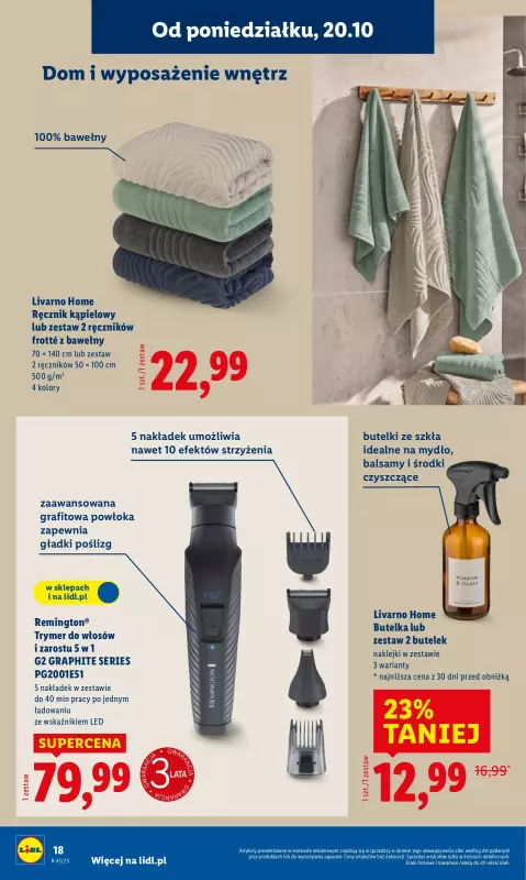 Lidl - gazetka promocyjna Katalog od poniedziałku 20.10 do soboty 25.10 - strona 22