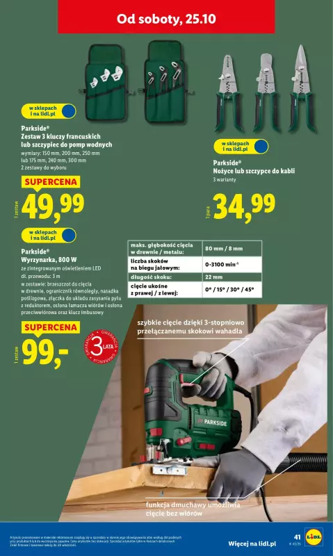 Lidl - gazetka promocyjna Katalog od poniedziałku 20.10 do soboty 25.10 - strona 45