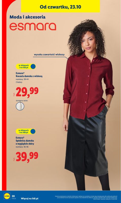 Lidl - gazetka promocyjna Katalog od poniedziałku 20.10 do soboty 25.10 - strona 32