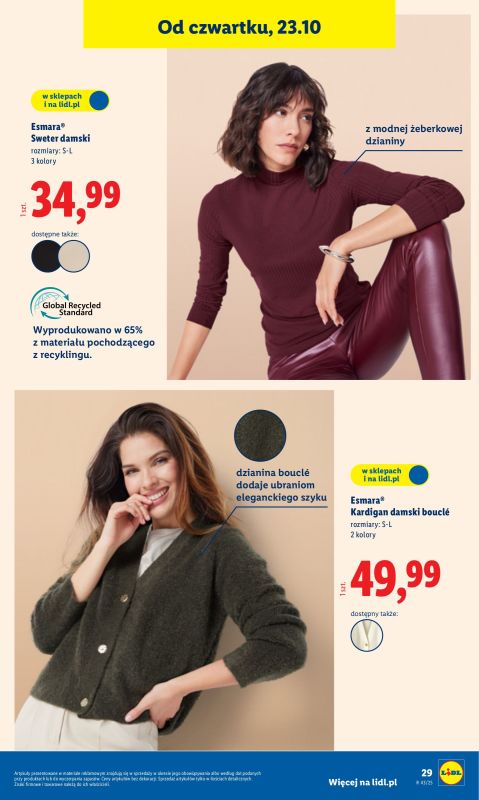 Lidl - gazetka promocyjna Katalog od poniedziałku 20.10 do soboty 25.10 - strona 33