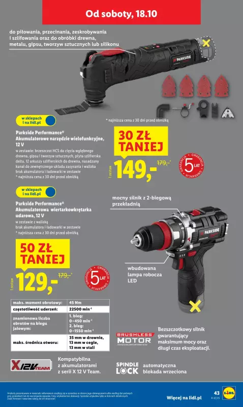 Lidl - gazetka promocyjna Katalog od 13.10 od poniedziałku 13.10 do soboty 18.10 - strona 55