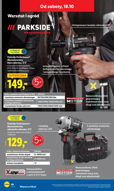 Lidl - gazetka promocyjna Katalog od 13.10 od poniedziałku 13.10 do soboty 18.10 - strona 52