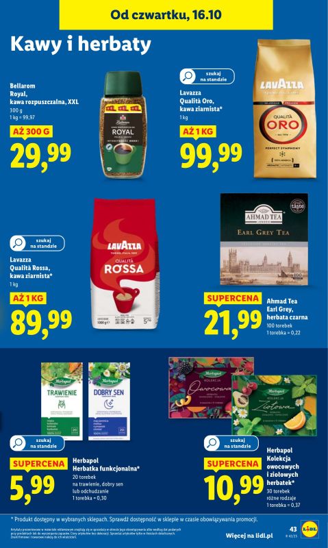Lidl - gazetka promocyjna Oferta od czwartku od czwartku 16.10 do soboty 18.10 - strona 47
